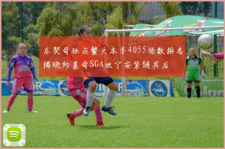 东契奇独占鳌头本季4055场数排名揭晓约基奇SGA坎宁安紧随其后